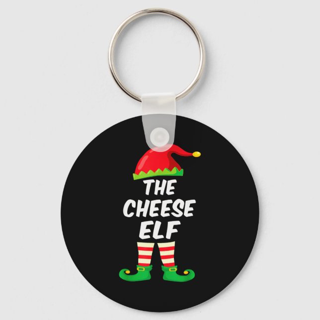 Llavero The Cheese Elf Family Matching Funny Christmas Cos (Anverso)