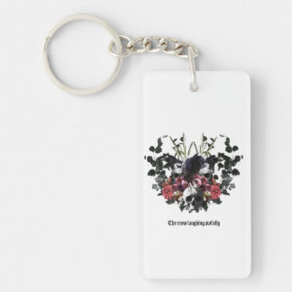 Llavero The Crow Laughing Awfully