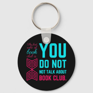 Llavero The first rule of book club funny phrase