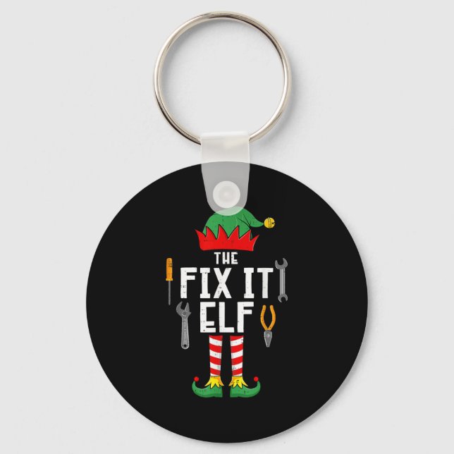 Llavero The Fix It Elf Christmas Family Matching Xmas Grou (Anverso)