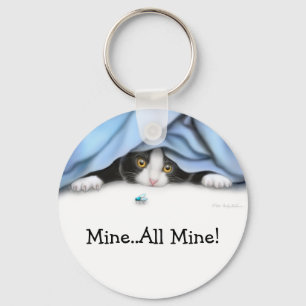 Llavero The Fly Hunter Cat Keychain