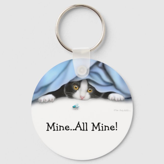 Llavero The Fly Hunter Cat Keychain (Anverso)