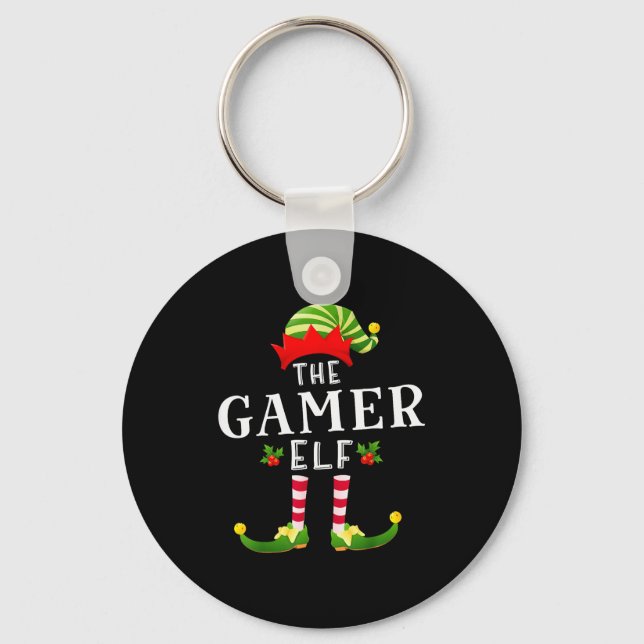 Llavero The Gamer Elf Christmas Matching Pajama  (Anverso)