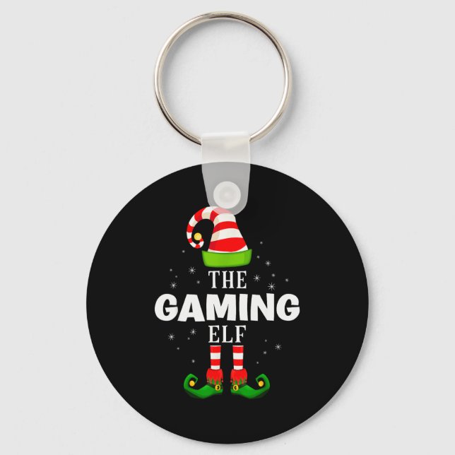 Llavero The Gaming Elf Christmas Pjs Matching Pajama  (Anverso)