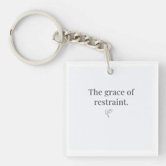 Llavero The Grace of Restraint Keychain 