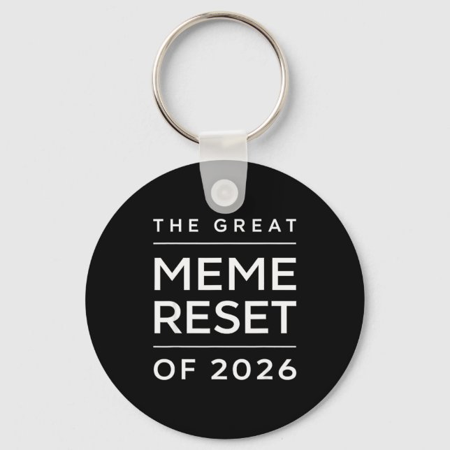 Llavero The Great Meme Reset Of 2026 Funny Internet Memes  (Anverso)