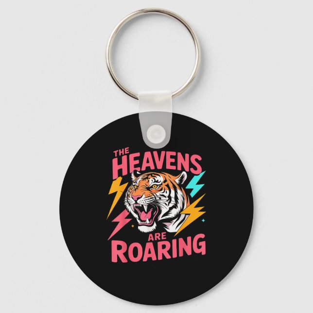 Llavero The Heavens Are Roaring Psalm 19_1 Tiger Christian (Anverso)