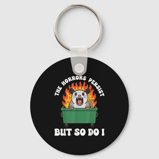 Llavero The Horrors Persist But So Do I Ossum  (Anverso)