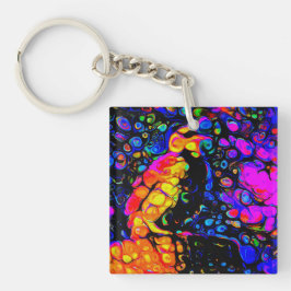 Llavero The Lonely Bird 4: Liquid Art Style