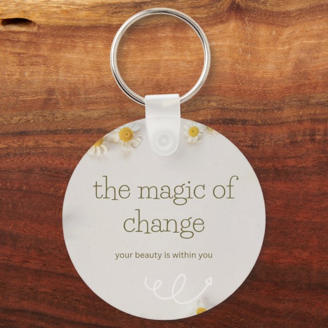 Llavero the magic of change , keychain (Reverso )