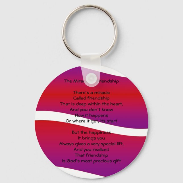 Llavero The Miracle of Friendship keychain (Anverso)