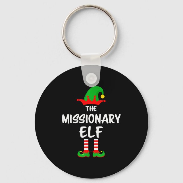 Llavero The Missionary Elf Matching Family Christmas  (Anverso)