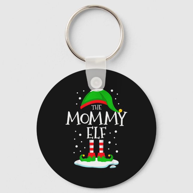 Llavero The Mommy Elf Christmas Family Matching Xmas Mom G (Anverso)