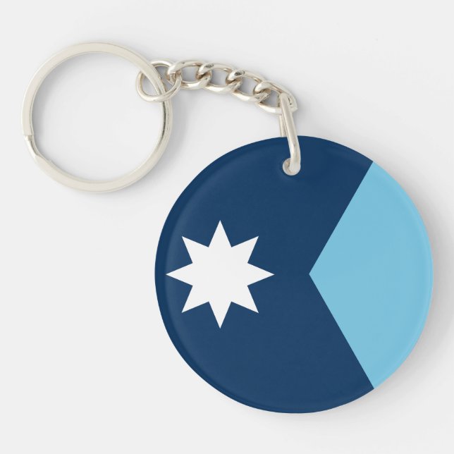 Llavero The new Flag of Minnesota State (Frente)