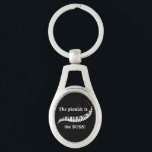 Llavero The pianist is  the BOSS Keychain<br><div class="desc">Share your love for piano and let everyone know who's in charge with this keychain! Makes a great gift!</div>
