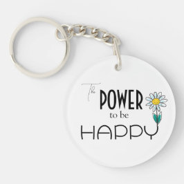 LLAVERO THE POWER TO BE HAPPY