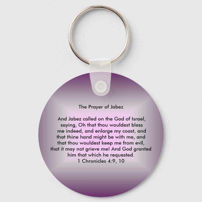 Llavero The Prayer of Jabez Keychain (Anverso)