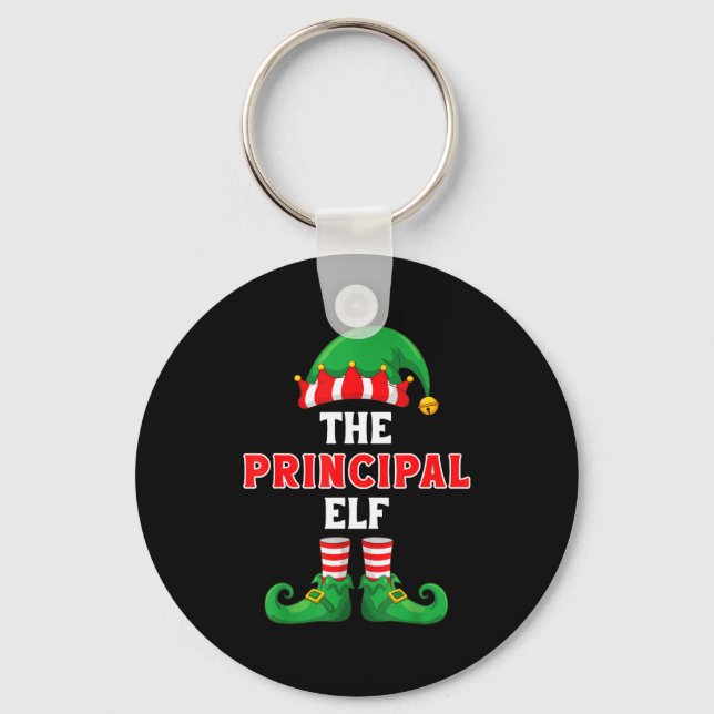 Llavero The Principal Elf Christmas For Principal School P (Anverso)