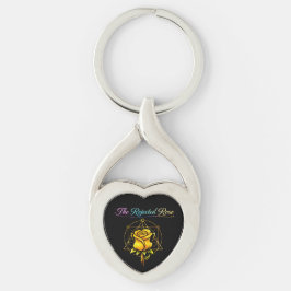 Llavero The Rejected Rose: Mother’s Golden Heart Keychain