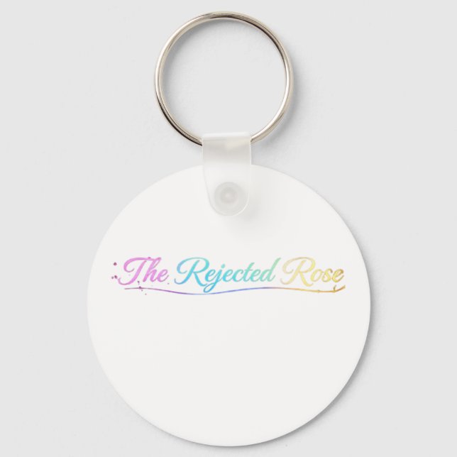 Llavero The Rejected Rose: Official Rainbow Logo Keychain (Anverso)