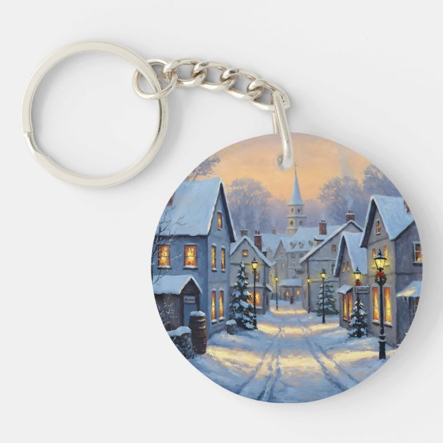 Llavero The Town In Winter (Frente)