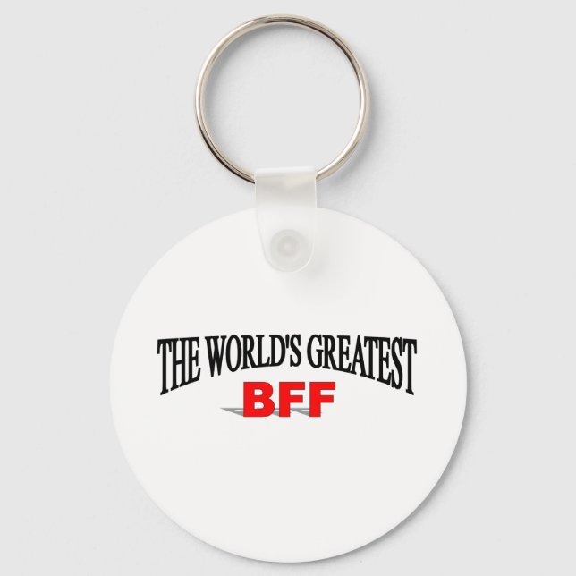 Llavero The World's Greatest BFF (Anverso)