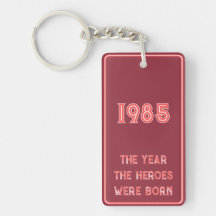 The Year The Heroes Were Born (red on maroon)