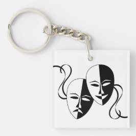 Llavero Theatre Masks Art 