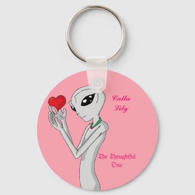 Llavero TheO - Calla Lily Keychain (Anverso)