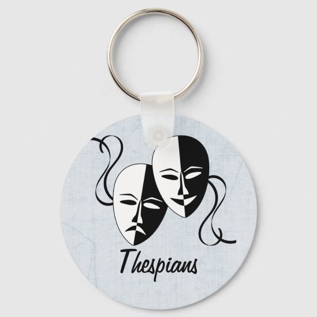 Llavero Thespian Masks Customizable (Anverso)
