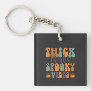 Llavero Thigs Thick Spookoky Vibes-Halloween-Pumpkin-Funny