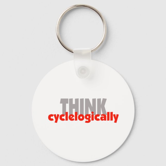 Llavero THINK cyclelogically! (Anverso)