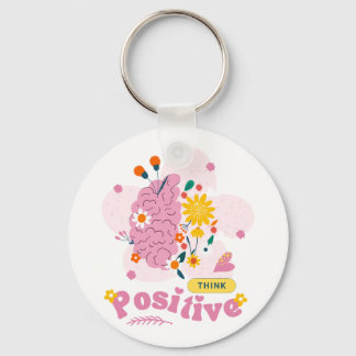 Llavero Think Positive Keychain