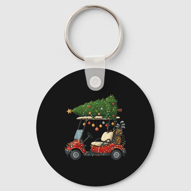 Llavero This Is How I Roll Golf Cart Christmas Funny Srt G (Anverso)