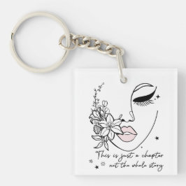 Llavero This is Just a Chapter Positive Quote 