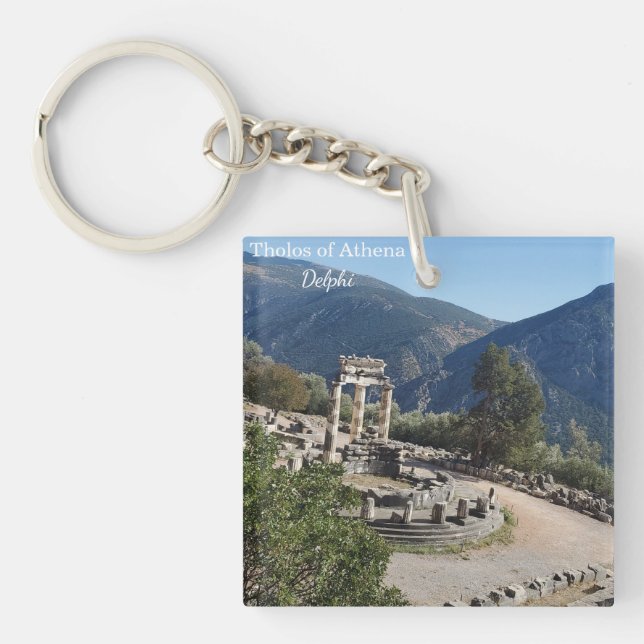 Llavero Tholos of Athena Delphi Greece Souvenir Keychain (Frente)