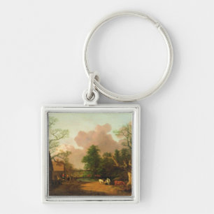 Llavero Thomas Gainsborough el   un paisaje con las