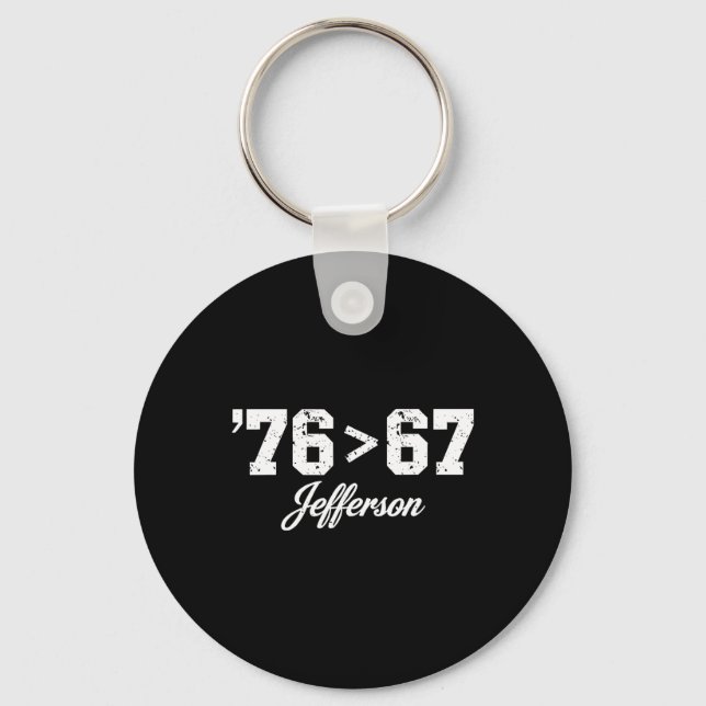 Llavero Thomas Jefferson 76 67 Self-evident Make History F (Anverso)