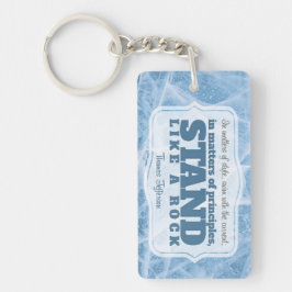 Llavero Thomas Jefferson cita Inspiradora "Principio"