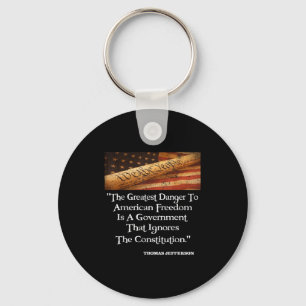 Llavero Thomas Jefferson El Mayor Peligro Para La Libertad