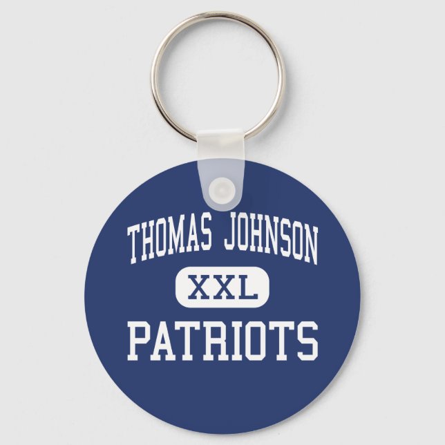 Llavero Thomas Johnson - Patriotas - Alto - Federico (Anverso)