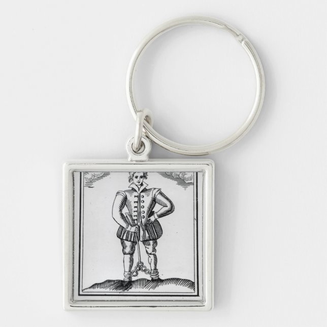 Llavero Thomas Nashe, de un folleto, pub. en 1597 (Frente)