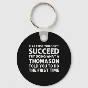 Llavero Thomason Funny Surname Family Tree Birthday Reunio