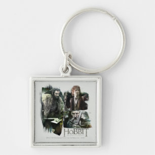 Llavero THORIN OAKENSHIELD™, BILBO BAGGINS™ y arte Gandalf