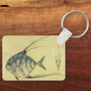 Llavero Threadfin Trevally, pez pano africano