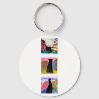 Llavero Three Black Vases