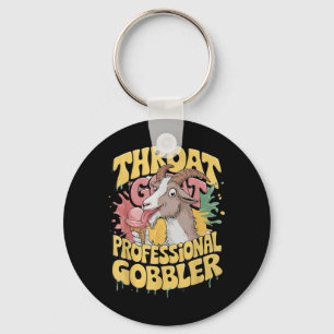 Llavero Throat Goat Profesional Gobbler Retro Inapropiado