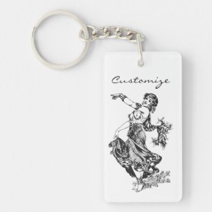 Llavero Thunder_Cove, bailarín de Belly árabe