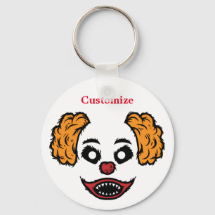 Llavero Thunder_Cove, payaso gracioso y asustado