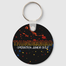 Llavero Thunderbird Golf Keychain - Splatter QR